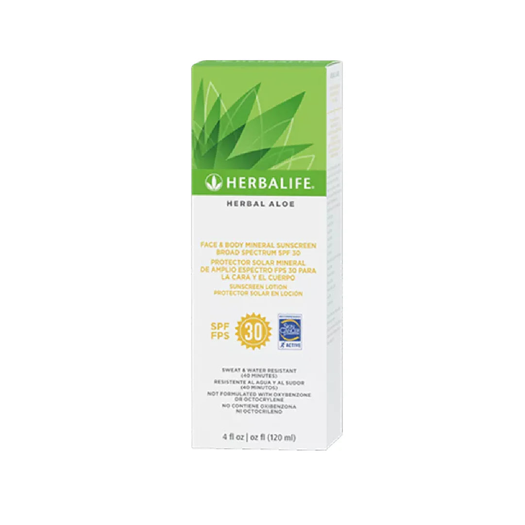 Herbal Aloe Face & Body Mineral Sunscreen Broad Spectrum SPF 30